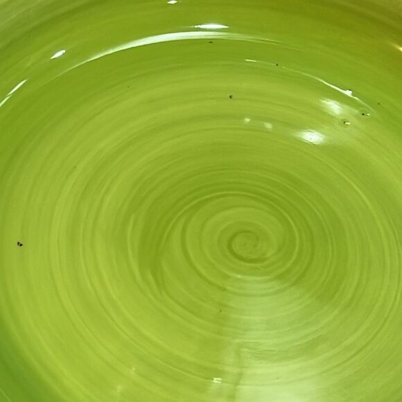 Certified International Nancy Green 1 Green Round Plate Replacement 8.5” wide - Picture 4 of 4